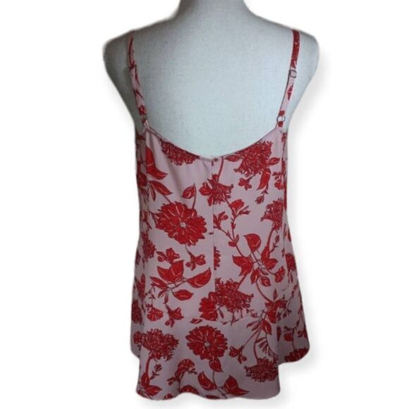 PINK & RED FLORAL CAMI SZ.S EUC - Picture 3 of 5